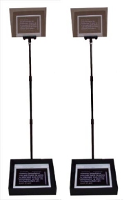 Speech Prompter or Presidential Glass