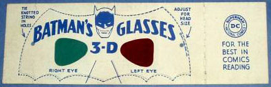 3D Glasses for Batman