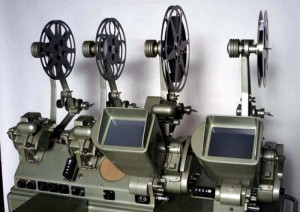 Upright Moviola Film Editor