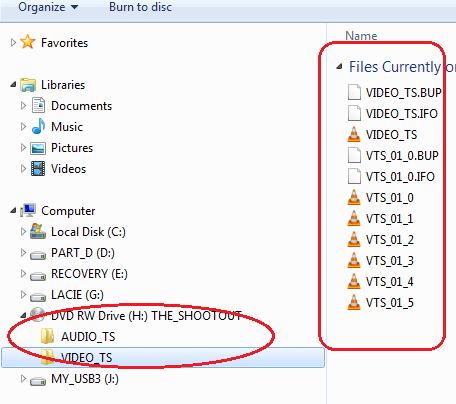 The Empty Audio TS Folder