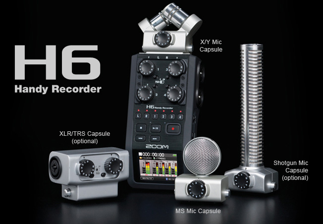 Zoom H6 – First 6 Track Portable Audio Recorder