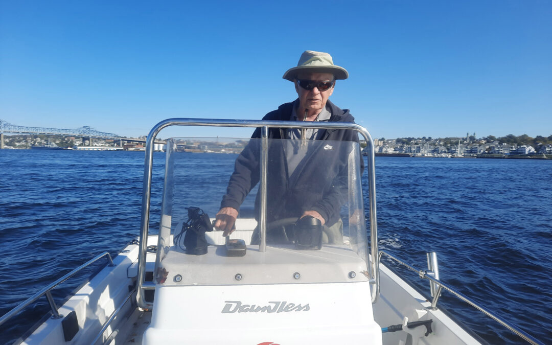 Hal on Boston Whaler