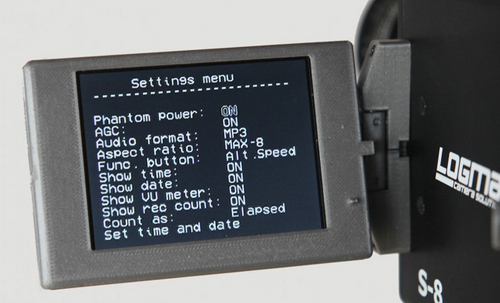 Logmar-S-8-Camera Viewfidner/Data Display