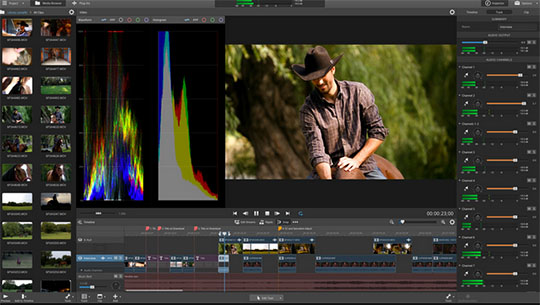 Sony Catalyst Production Suite Editing 4K HD color, Cross Platform