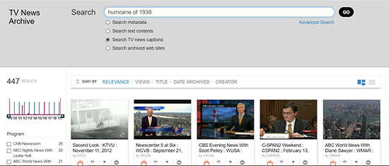 TV News & Documentary Archive