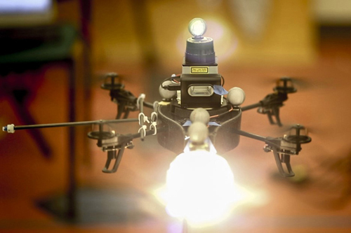 Drone automatic light