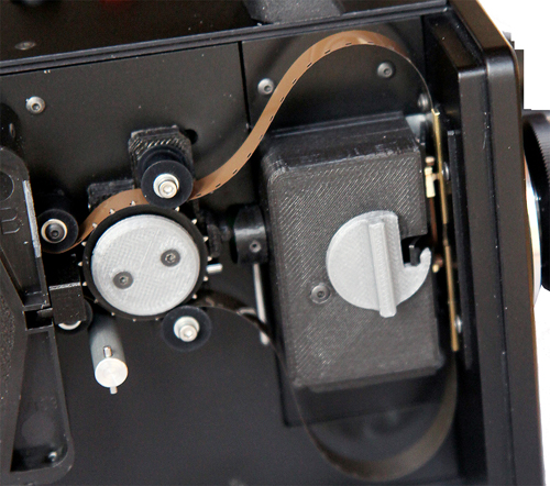 Precise registration in new Logmar Super 8 Film Camera