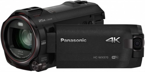 Panasonic HC-WX970 4K UHD Camcorder with Twin Video Camera Shoots HDV video and 1080 at 240fps